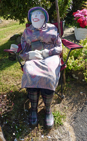 Almshouse Scarecrow and Community Painting